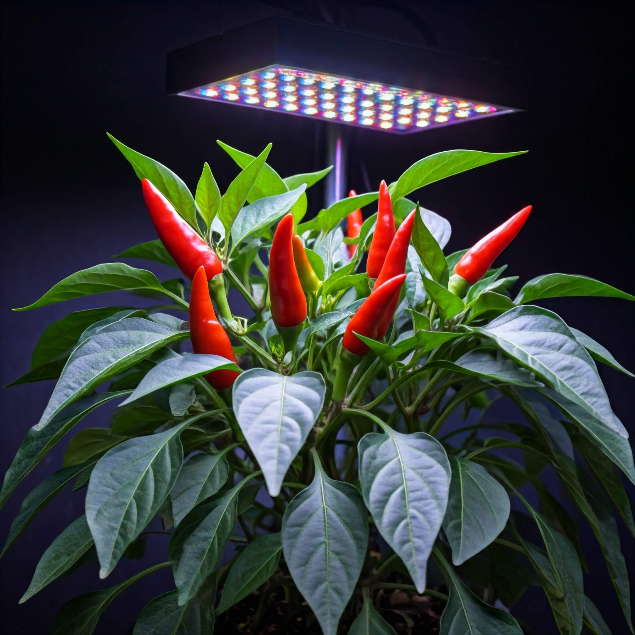 Chilis erfolgreich unter LED-Pflanzenlampen züchten