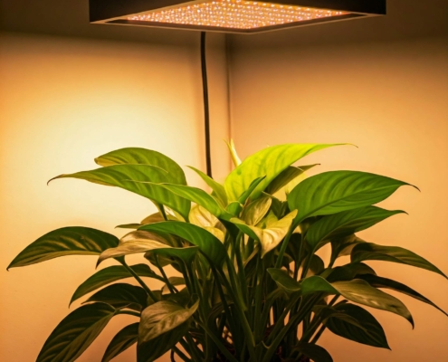 Überwinterung von Pflanzen mit LED-Pflanzenlampen: Gesunde Pflanzen im Winter